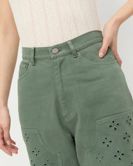 Loeffler Randall Women / Demi Embroidered Pant