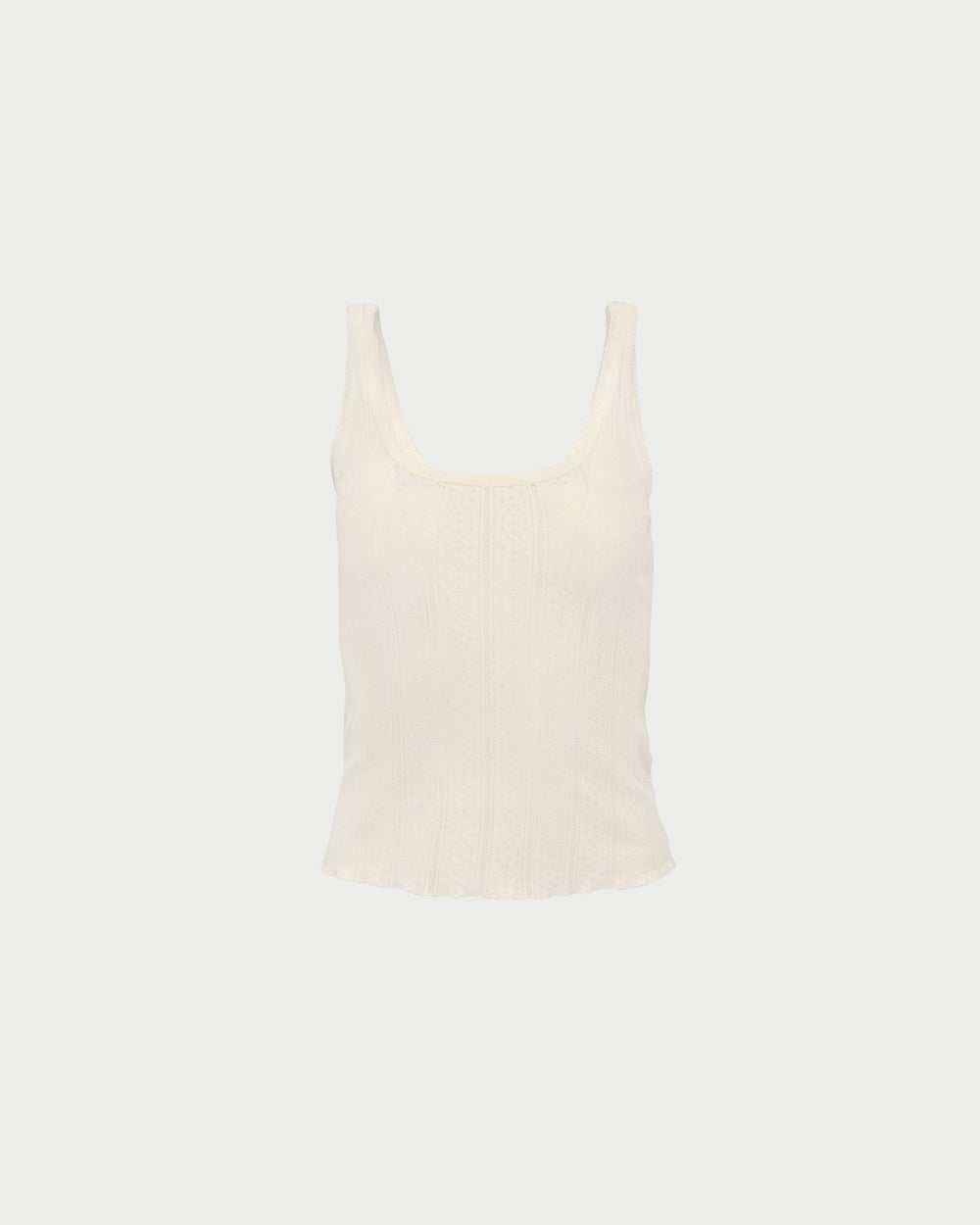Loeffler Randall Women / Rylee Pointelle Tank Top