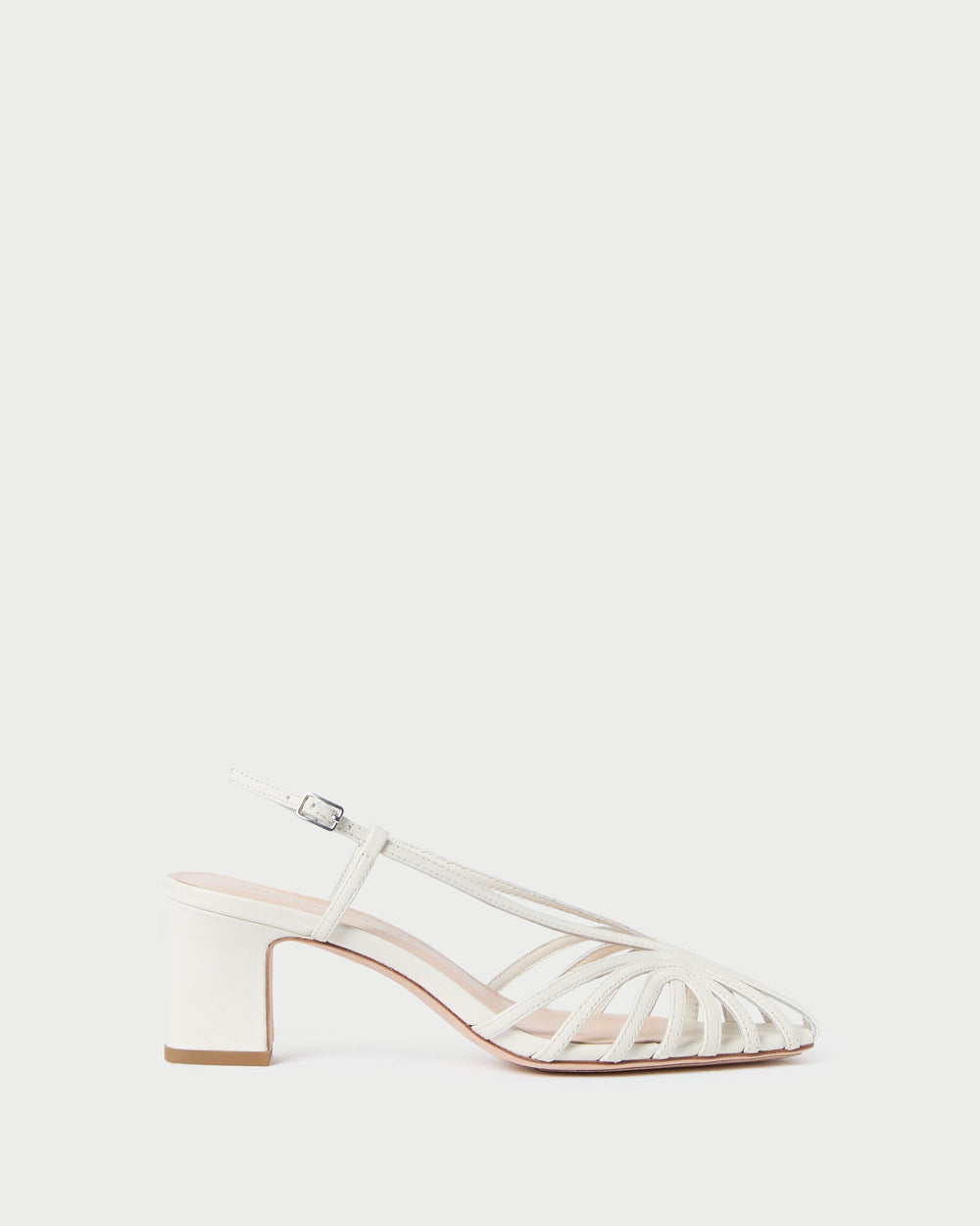 Loeffler Randall Women / Priscilla Cream Heeled Sandal