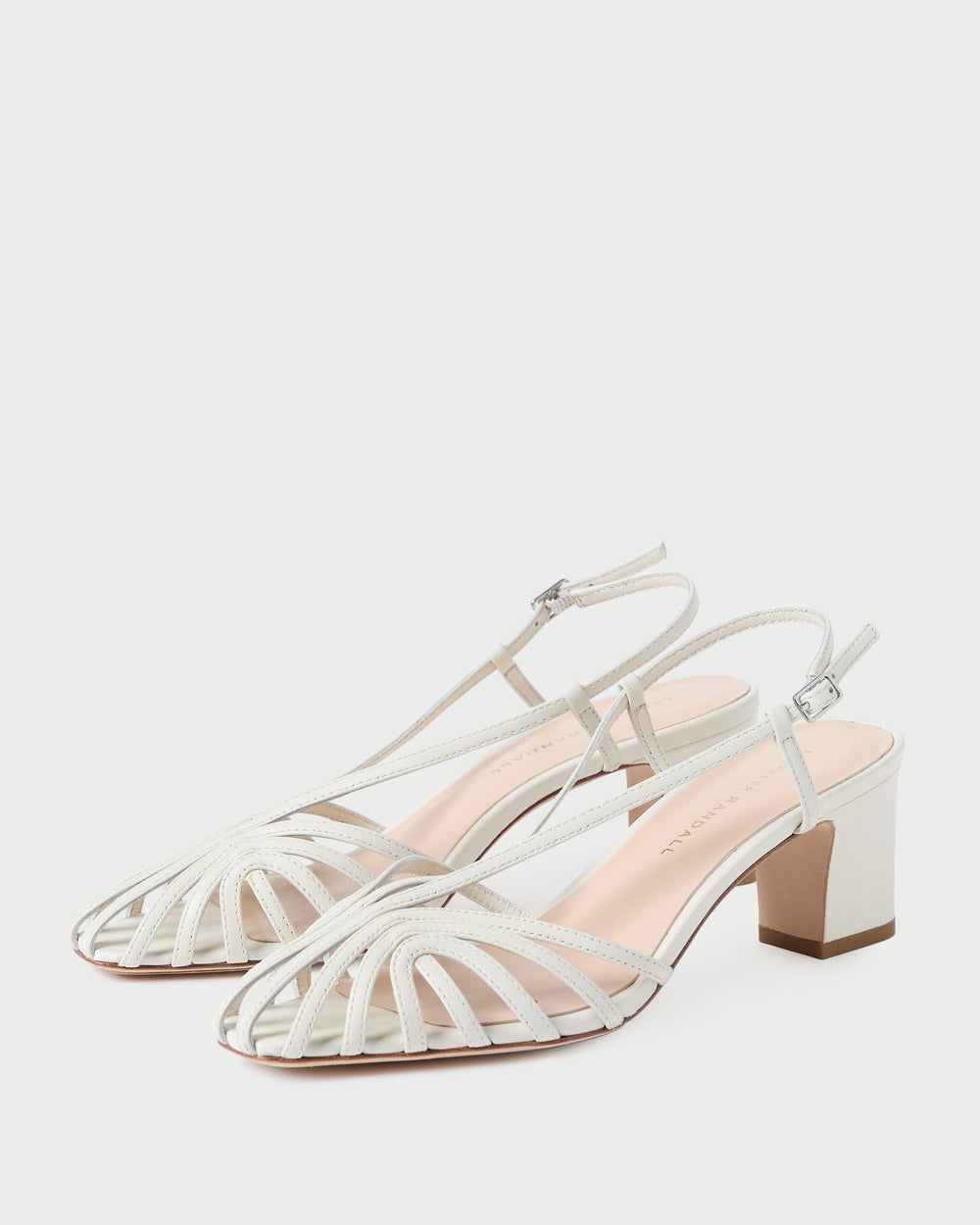 Loeffler Randall Women / Priscilla Cream Heeled Sandal