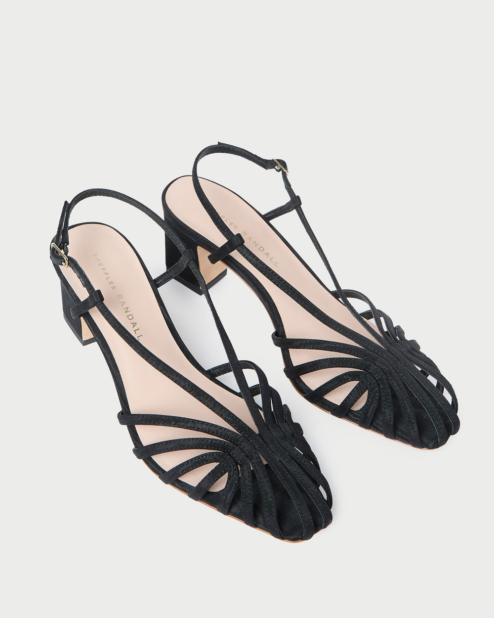 Loeffler Randall Women / Priscilla Black Moiré Heeled Sandal