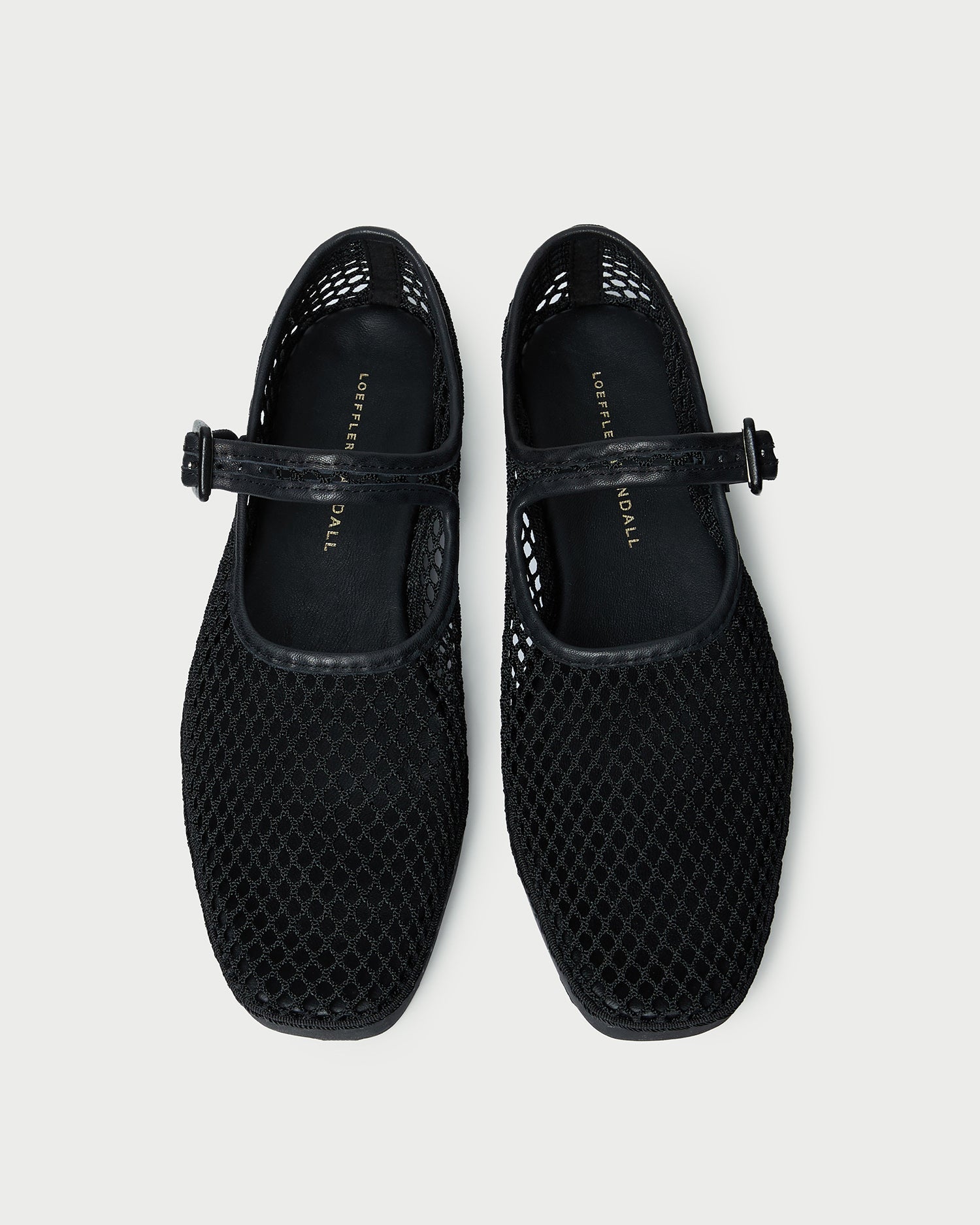 Loeffler Randall Women / Rita Black Netted Mary Jane