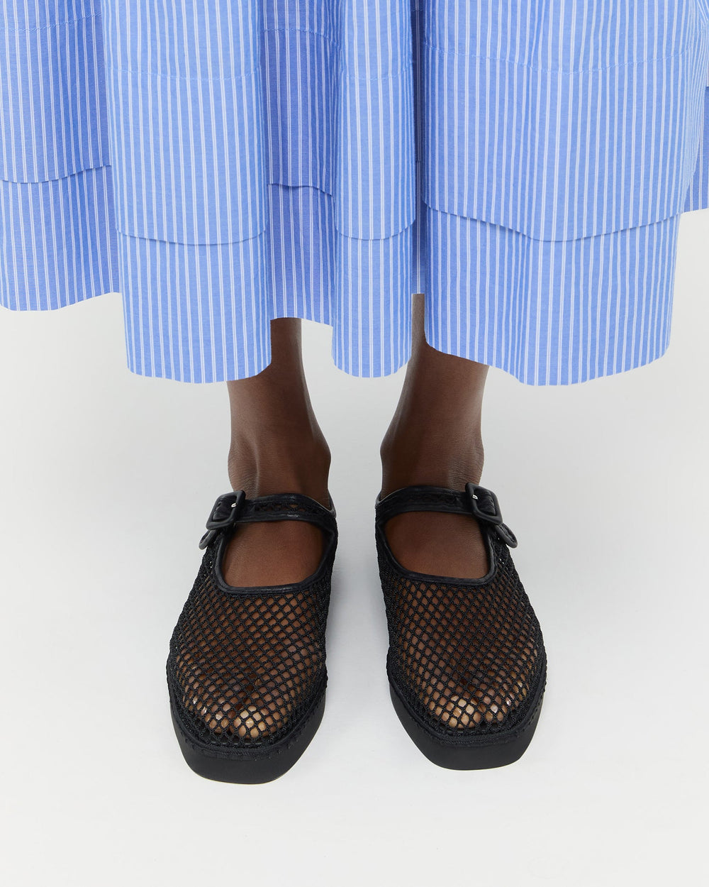Loeffler Randall Women / Rita Black Netted Mary Jane