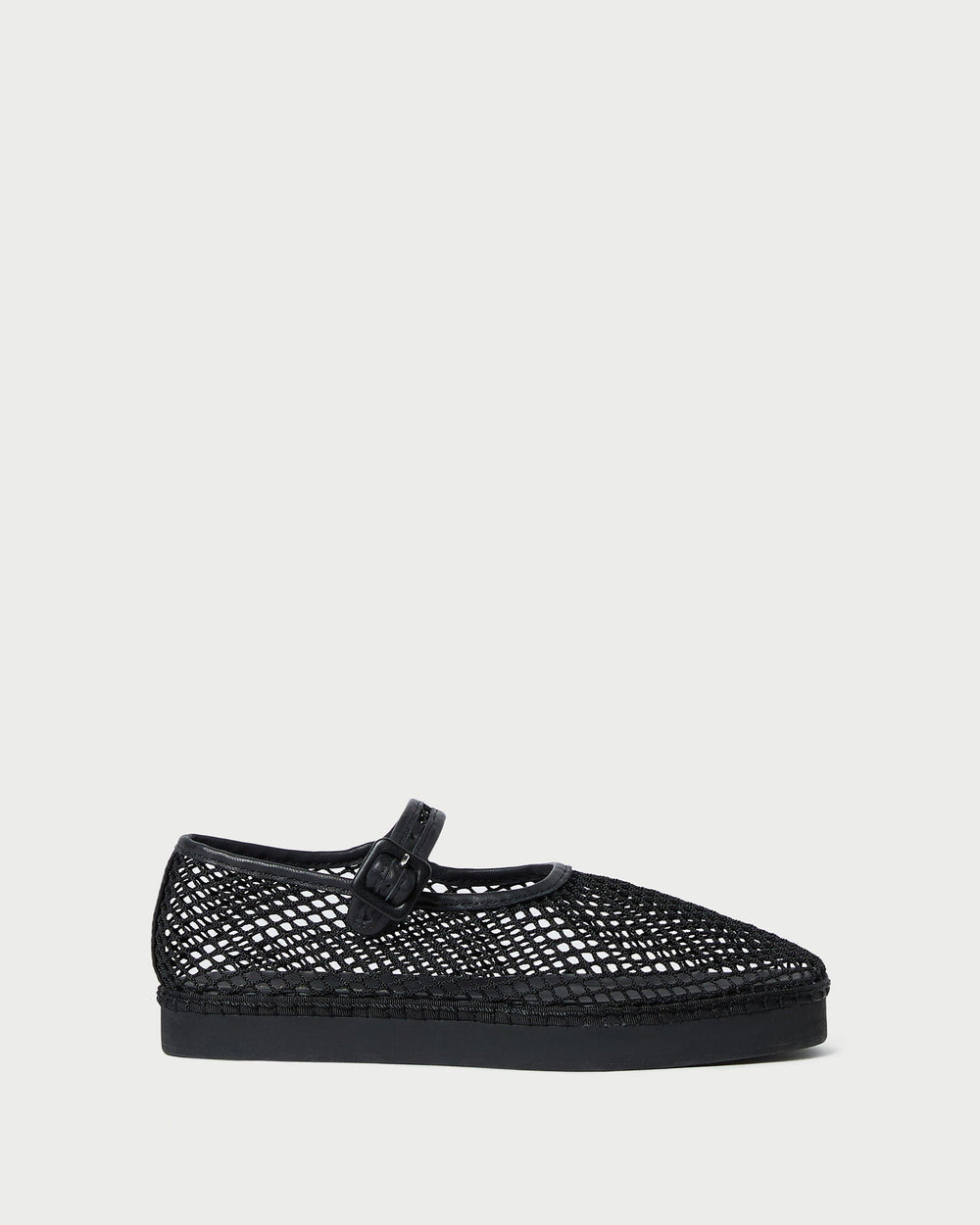 Loeffler Randall Women / Rita Black Netted Mary Jane