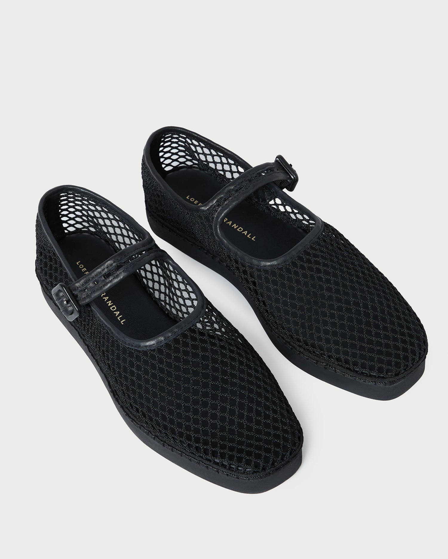 Loeffler Randall Women / Rita Black Netted Mary Jane