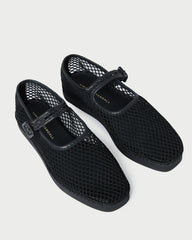 Loeffler Randall Women / Rita Black Netted Mary Jane
