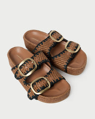 Loeffler Randall Women / Theo Brown Two-Band Sandal