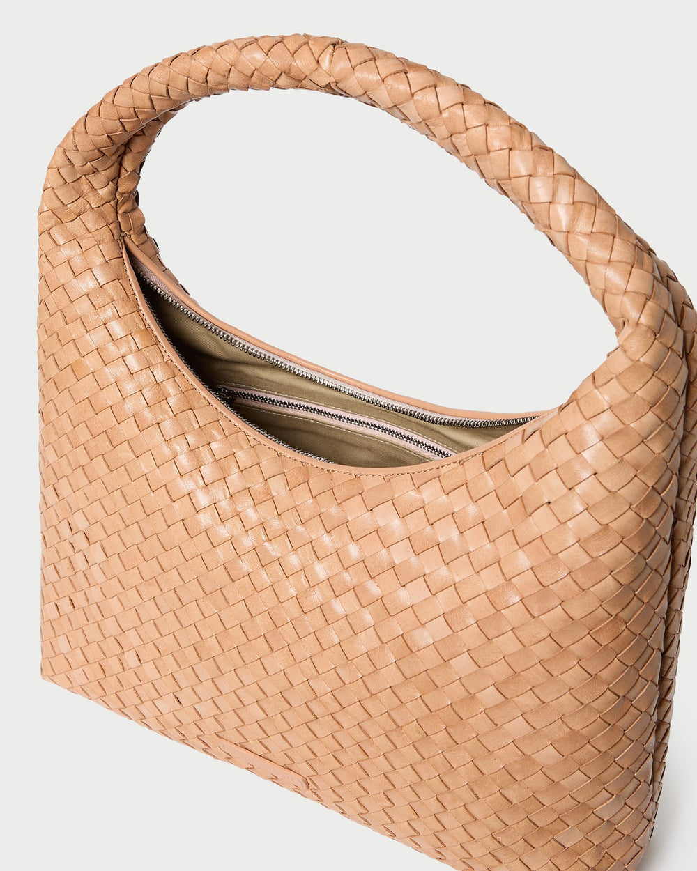 Loeffler Randall Women / Willow Desert Sand Woven Hobo Bag
