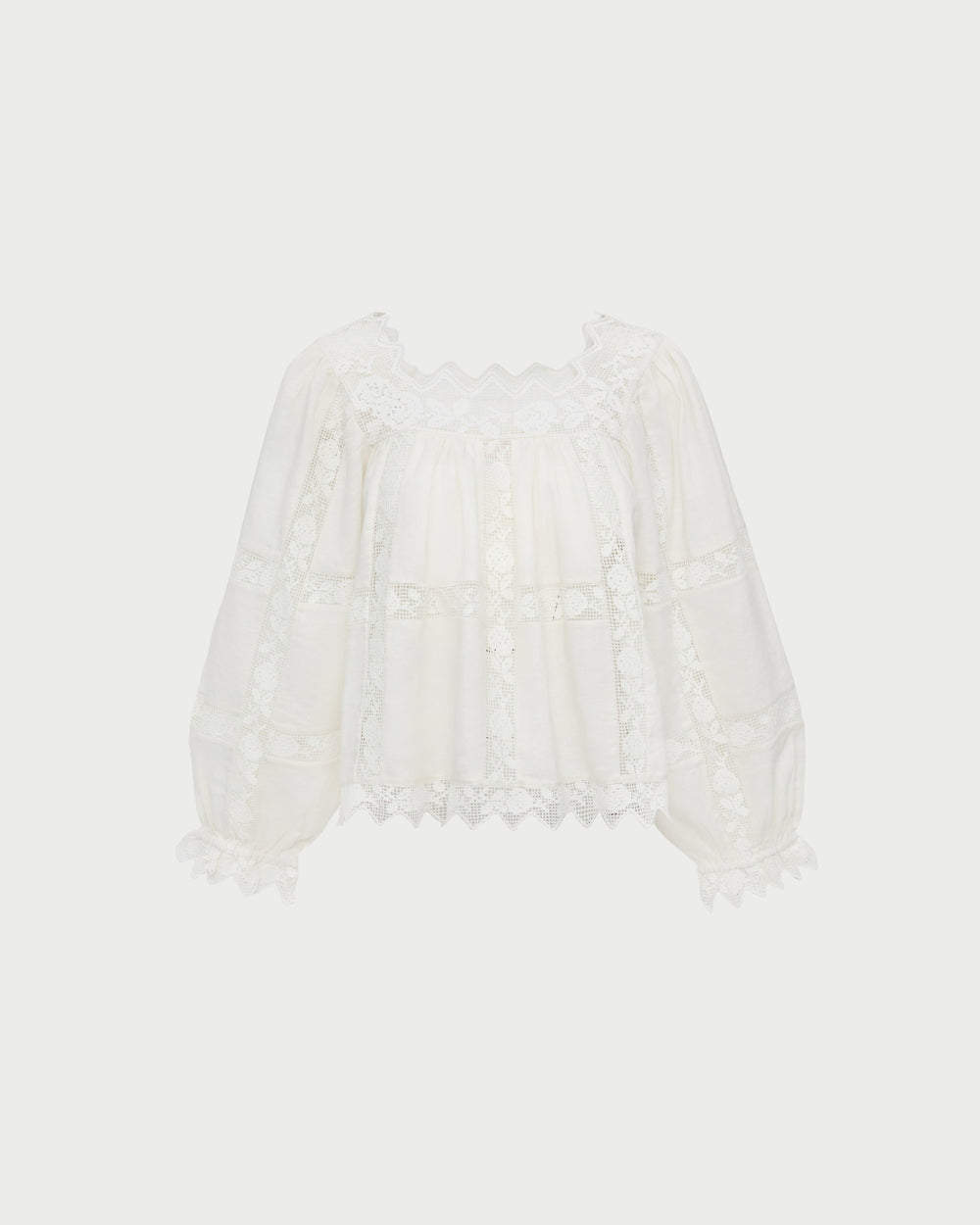 Loeffler Randall Women / Pauline Embroidered Lace Blouse