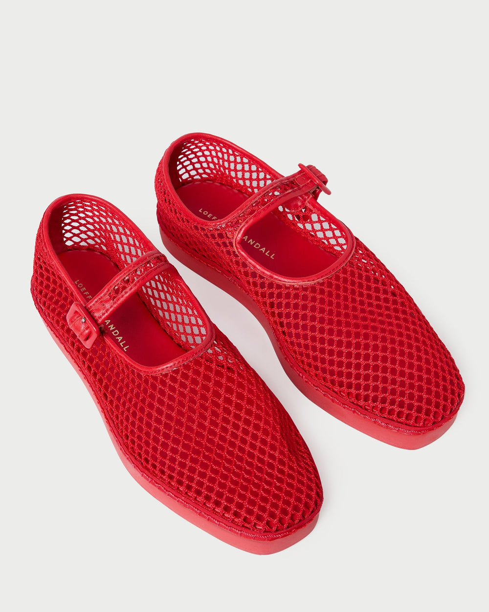 Loeffler Randall Women / Rita Red Netted Mary Jane