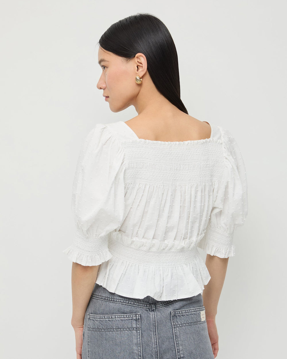 Loeffler Randall Women / Nicola Smocked Blouse