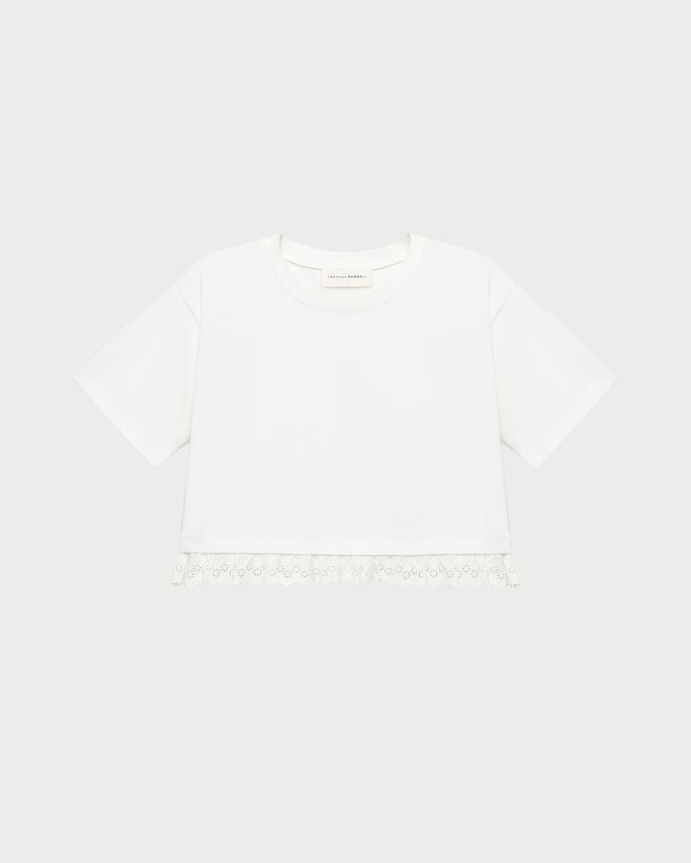 Loeffler Randall Women / Junie Lace Trim Tee