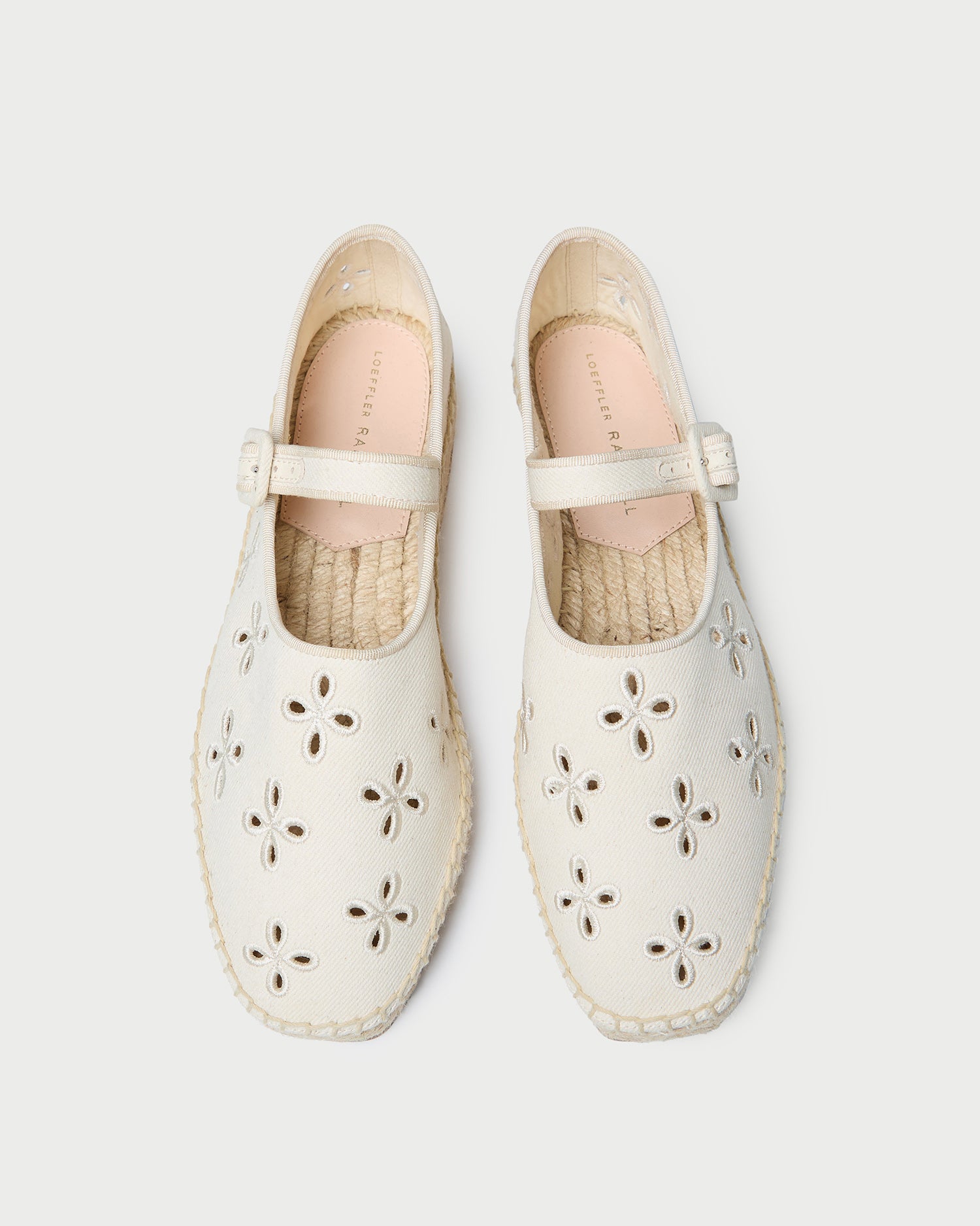 Loeffler Randall Women / Clover Natural Embroidered Espadrille
