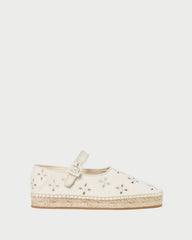Loeffler Randall Women / Clover Natural Embroidered Espadrille