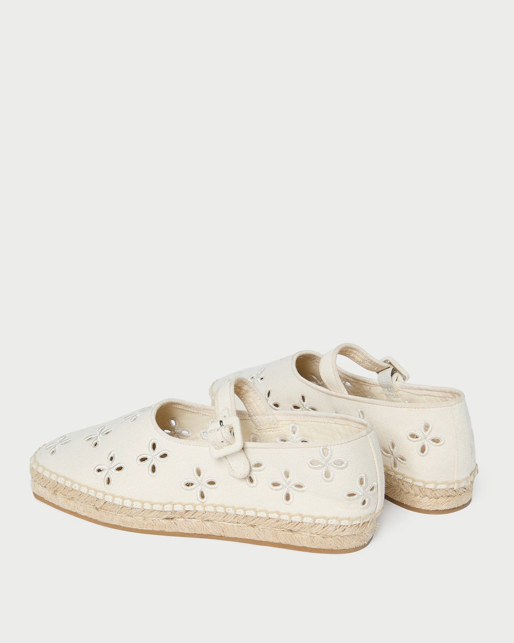 Loeffler Randall Women / Clover Natural Embroidered Espadrille