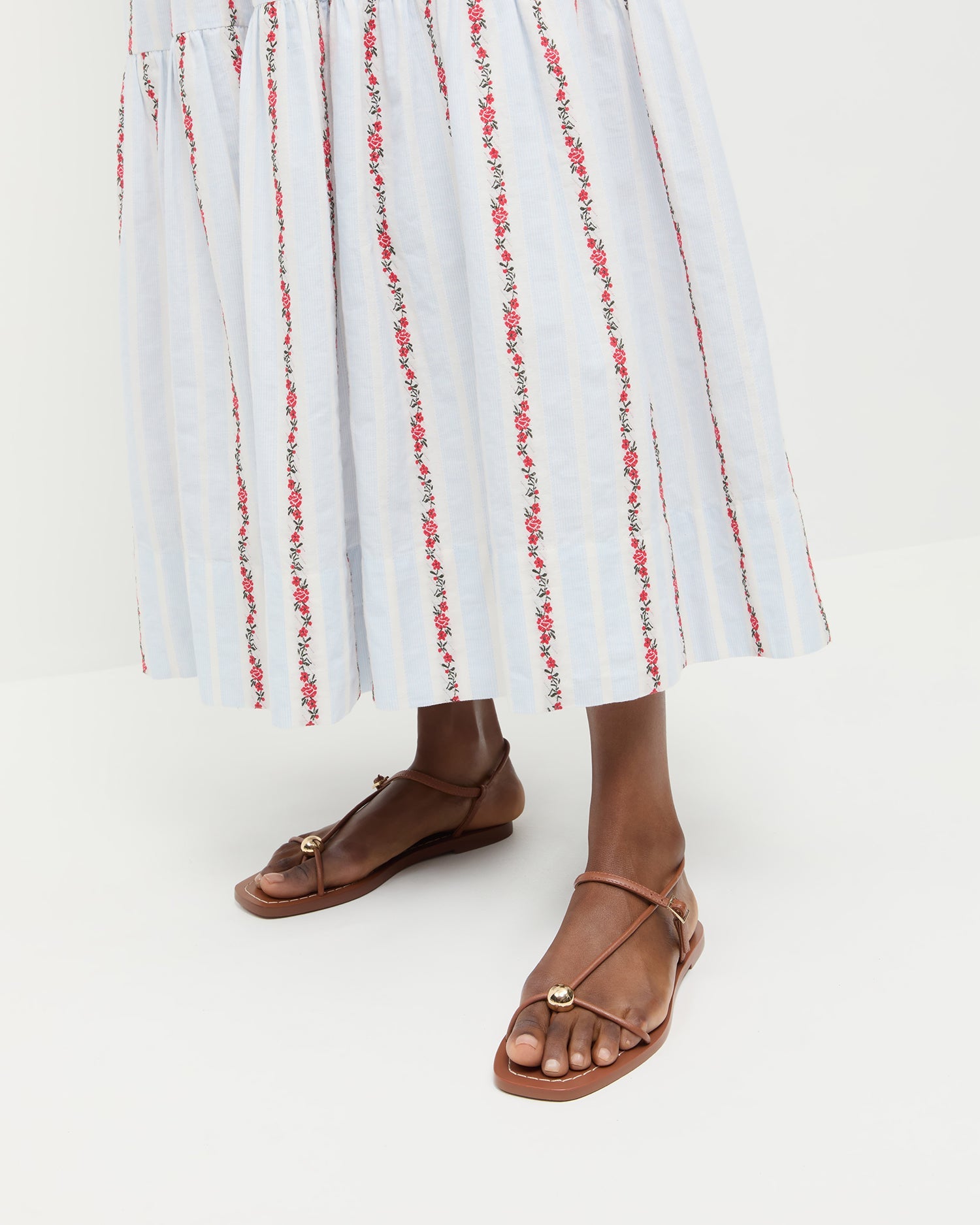 Loeffler Randall Women / Lara Timber Leather Sandal