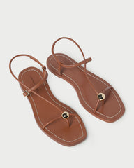 Loeffler Randall Women / Lara Timber Leather Sandal