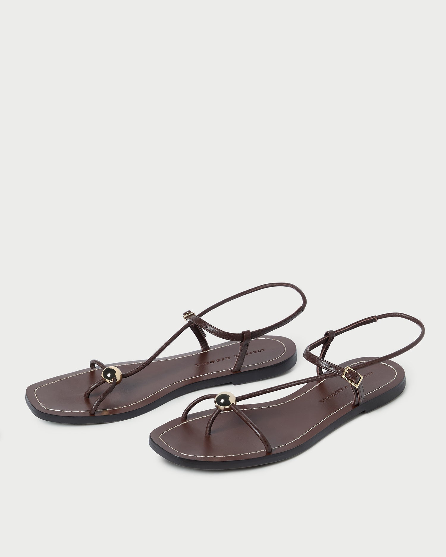 Loeffler Randall Women / Lara Espresso Leather Sandal