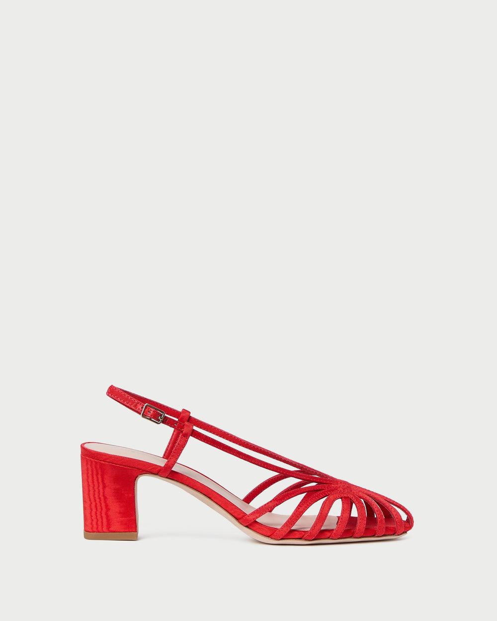 Loeffler Randall Women / Priscilla Red Moiré Heeled Sandal
