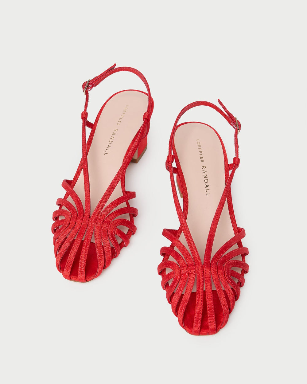 Loeffler Randall Women / Priscilla Red Moiré Heeled Sandal
