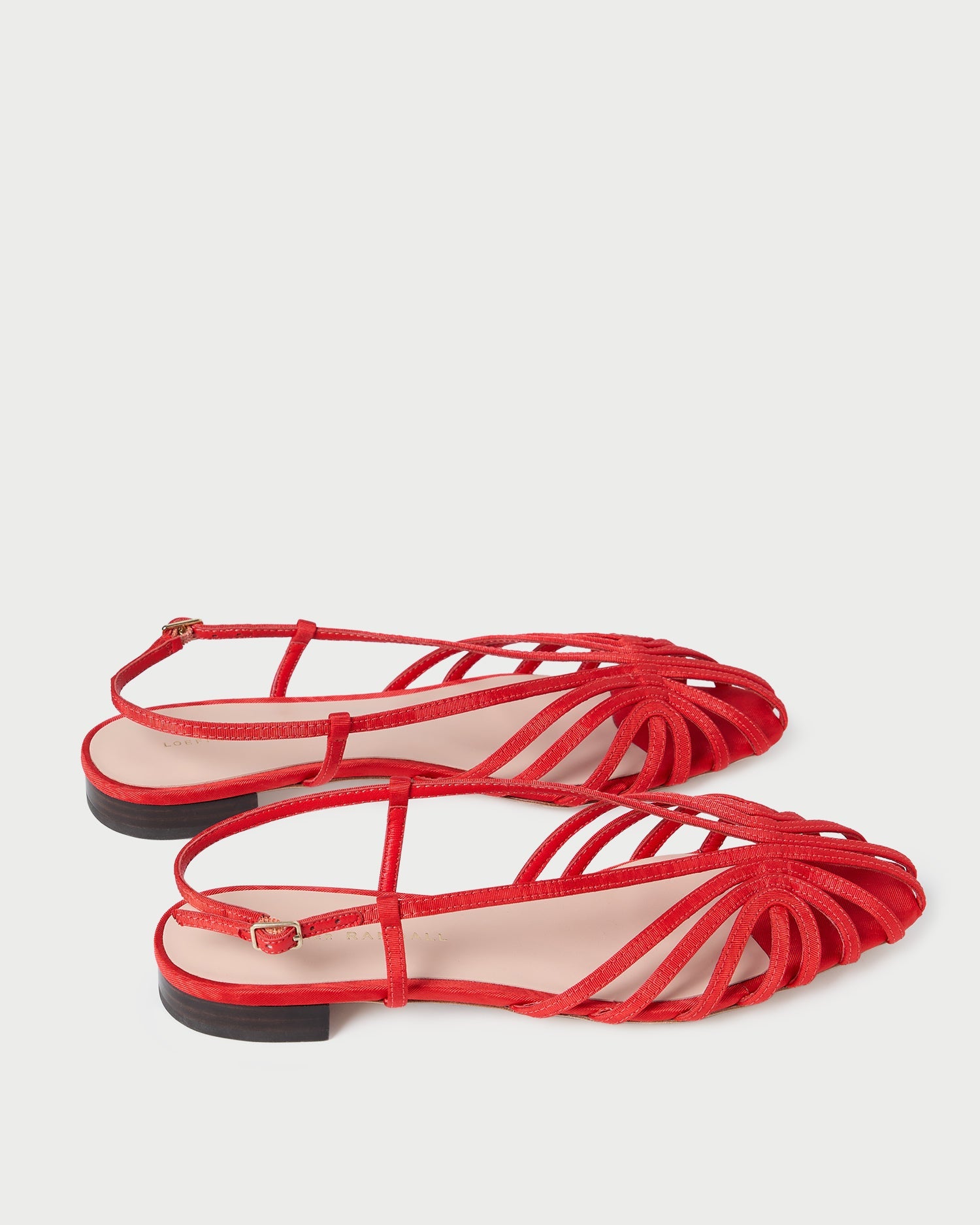 Loeffler Randall Women / Devon Red Moiré Slingback Sandal