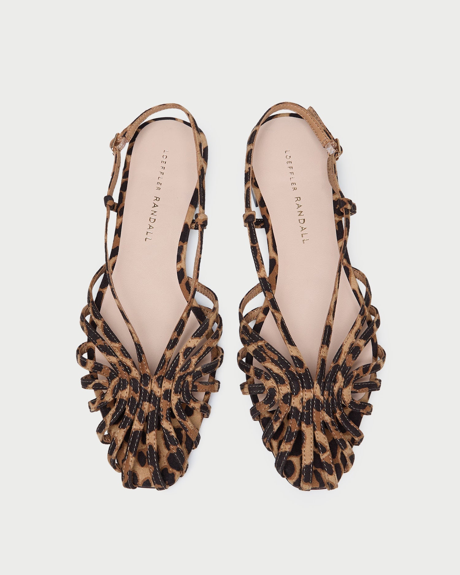 Loeffler Randall Women / Devon Leopard Slingback Sandal
