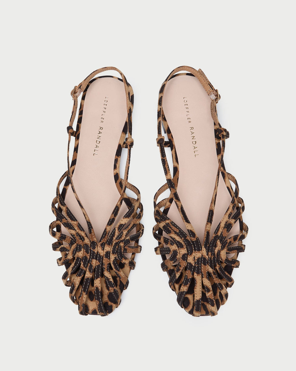 Loeffler Randall Women / Devon Leopard Slingback Sandal