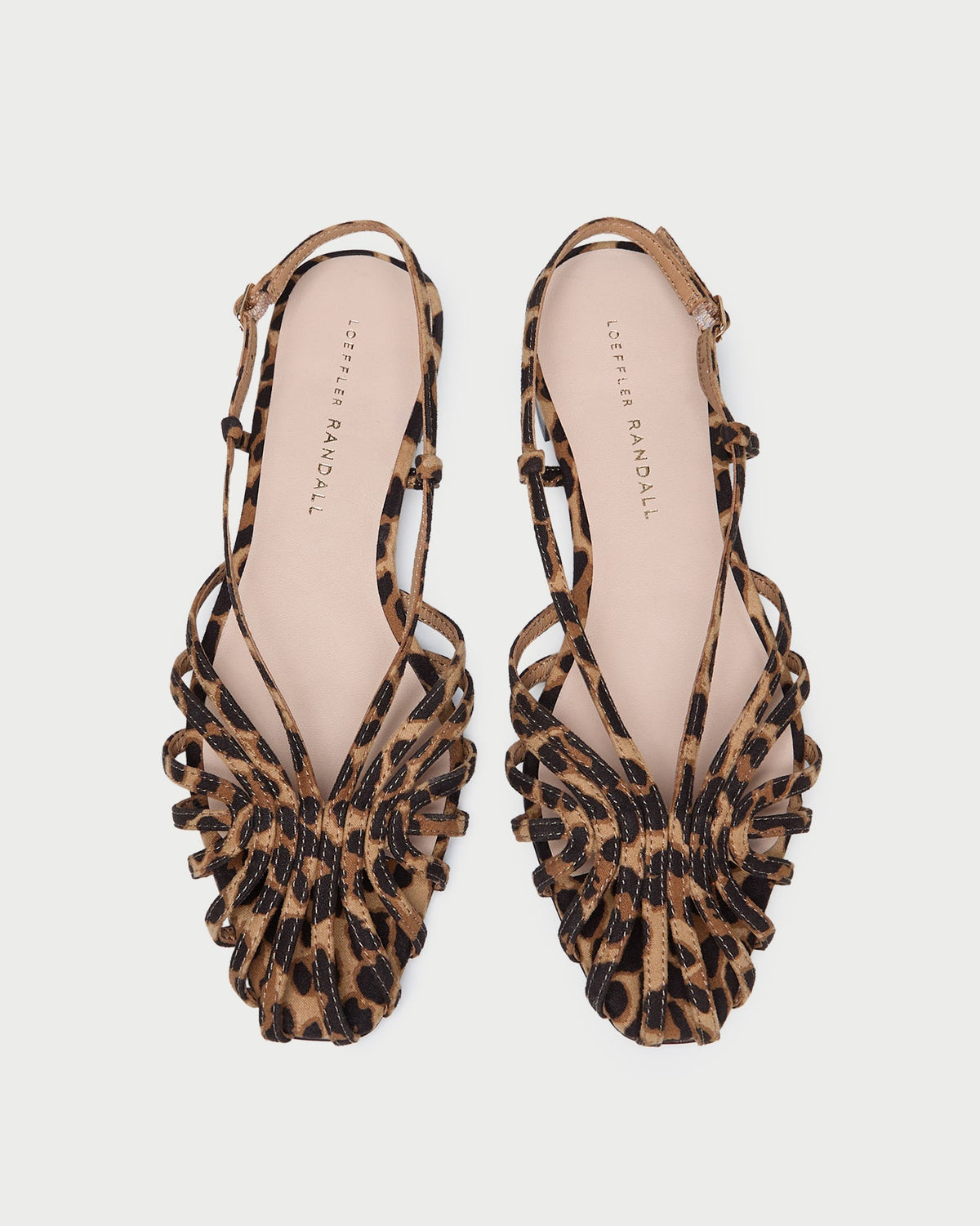 Loeffler Randall Women / Devon Leopard Slingback Sandal