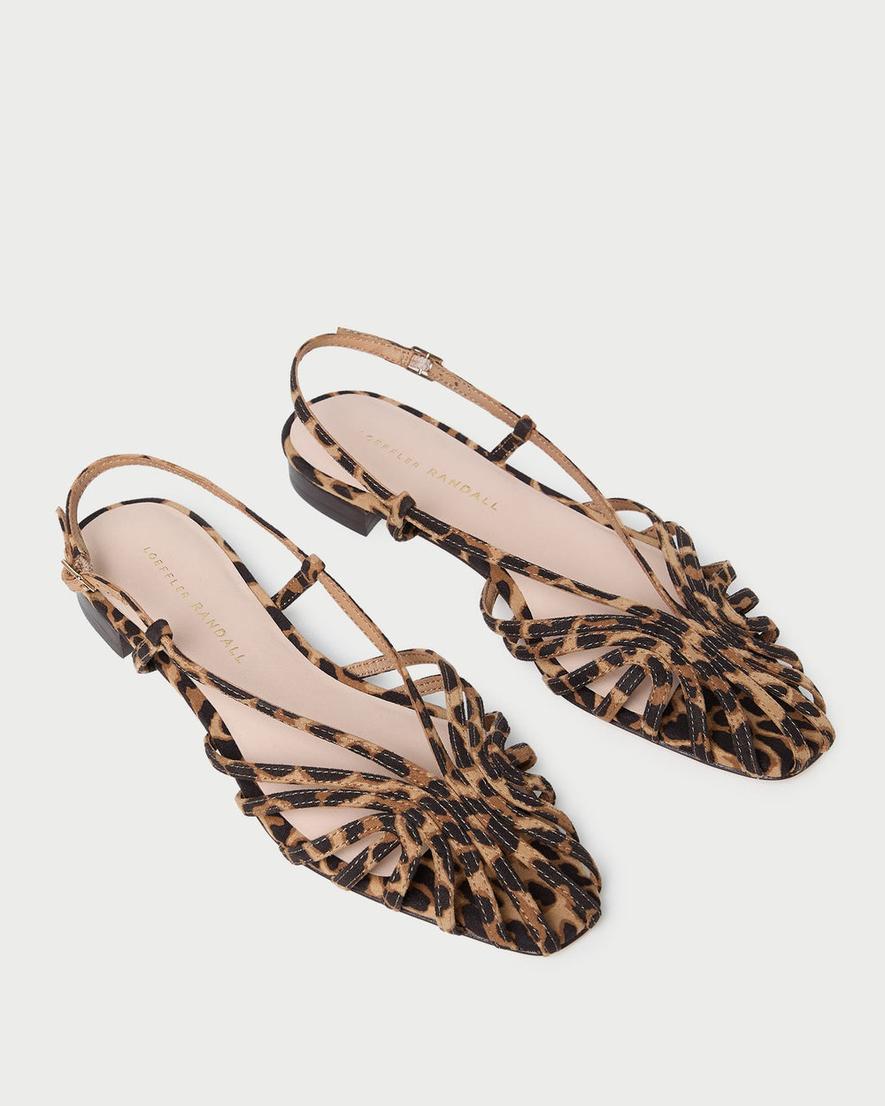 Loeffler Randall Women / Devon Leopard Slingback Sandal