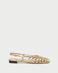 Loeffler Randall Women / Devon Gold Slingback Sandal