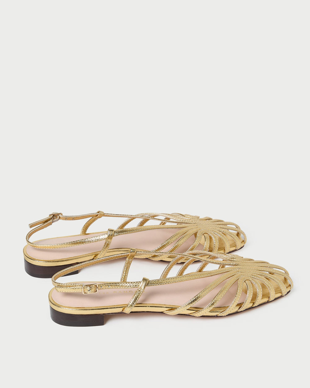 Loeffler Randall Women / Devon Gold Slingback Sandal