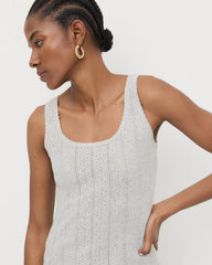 Loeffler Randall Women / Rylee Pointelle Tank Top