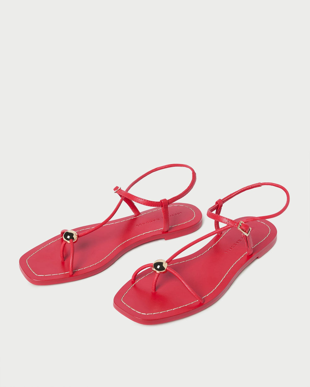 Loeffler Randall Women / Lara Red Leather Sandal