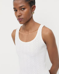 Loeffler Randall Women / Rylee Pointelle Tank Top