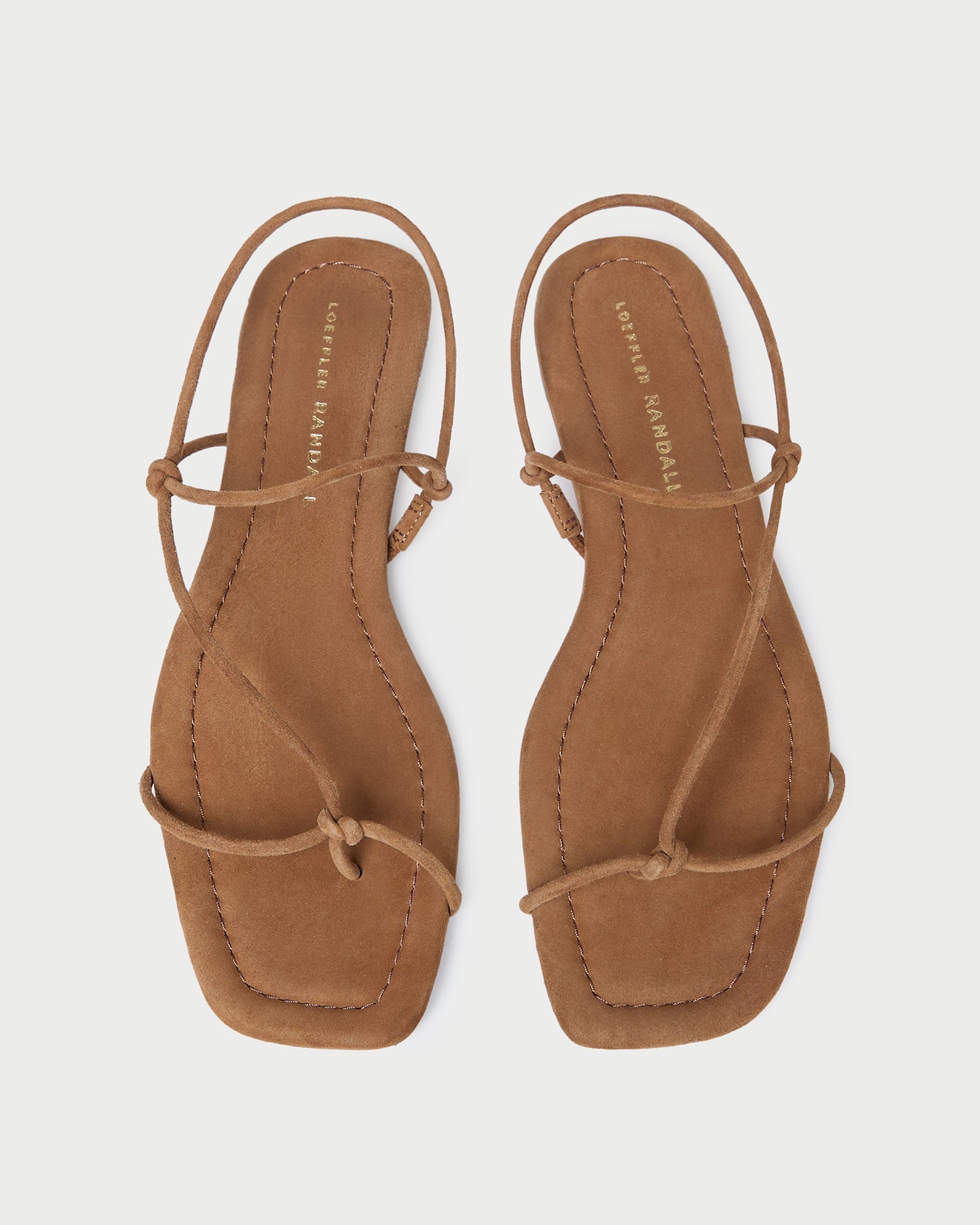 Loeffler Randall Women / Eleanor Cacao Suede Strappy Sandal