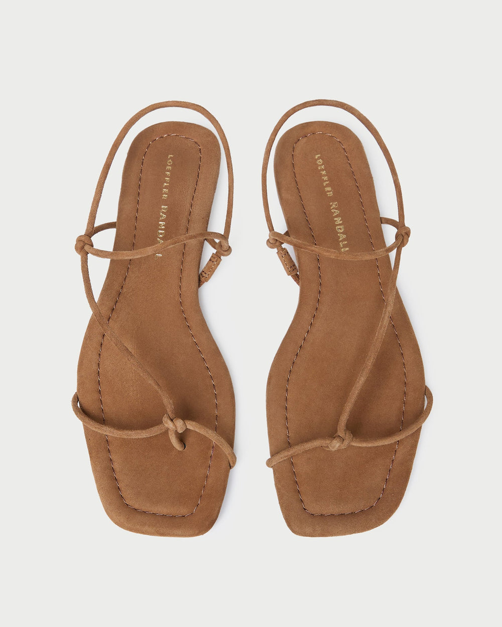 Loeffler Randall Women / Eleanor Cacao Suede Strappy Sandal