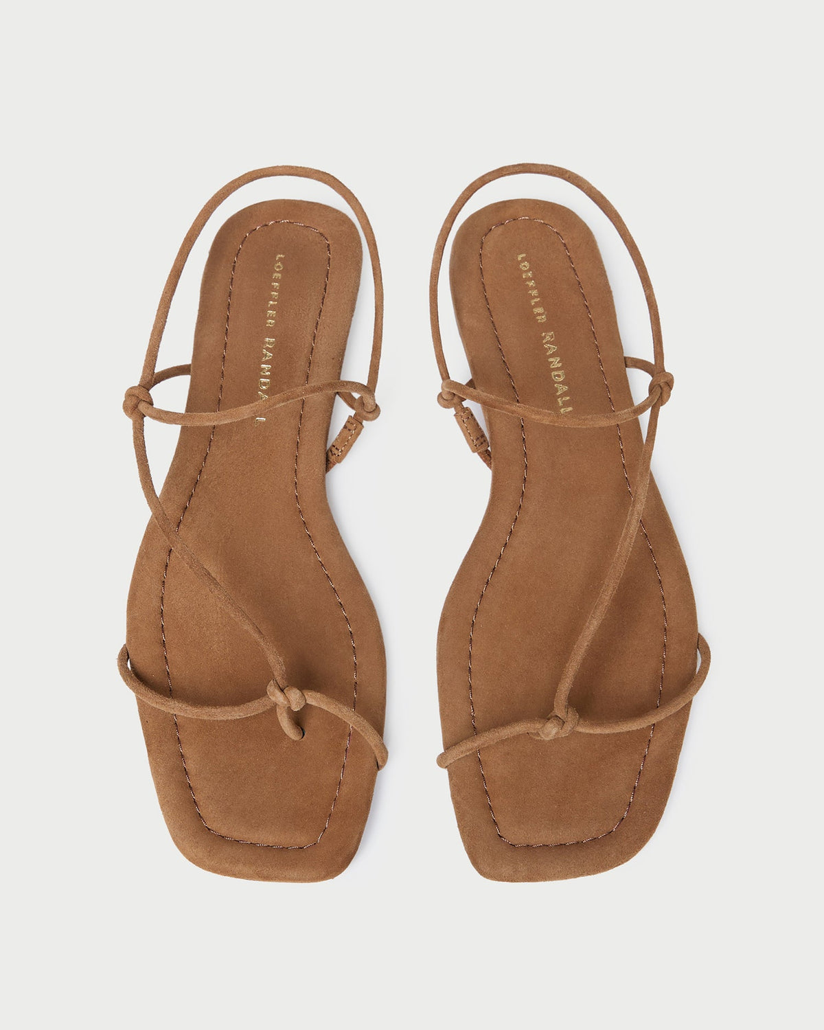 Loeffler Randall Women / Eleanor Cacao Suede Strappy Sandal