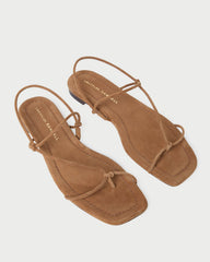 Loeffler Randall Women / Eleanor Cacao Suede Strappy Sandal