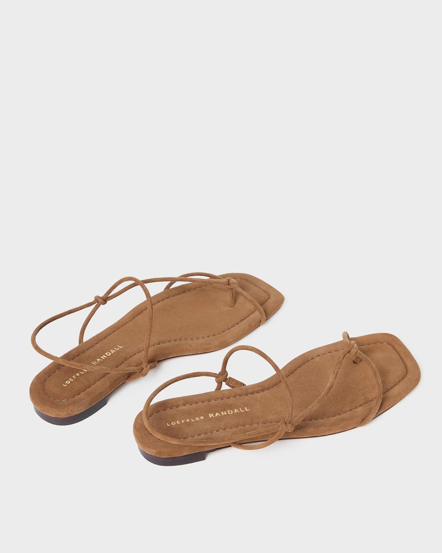 Loeffler Randall Women / Eleanor Cacao Suede Strappy Sandal