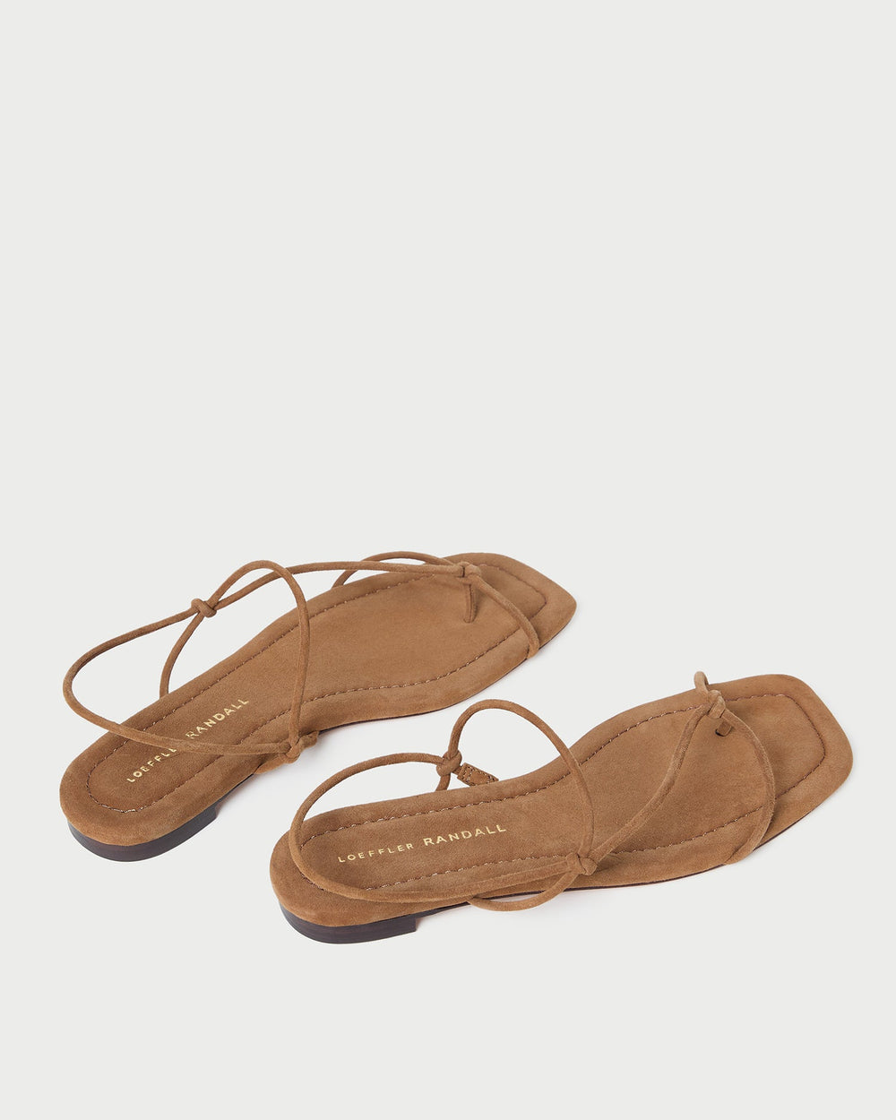 Loeffler Randall Women / Eleanor Cacao Suede Strappy Sandal
