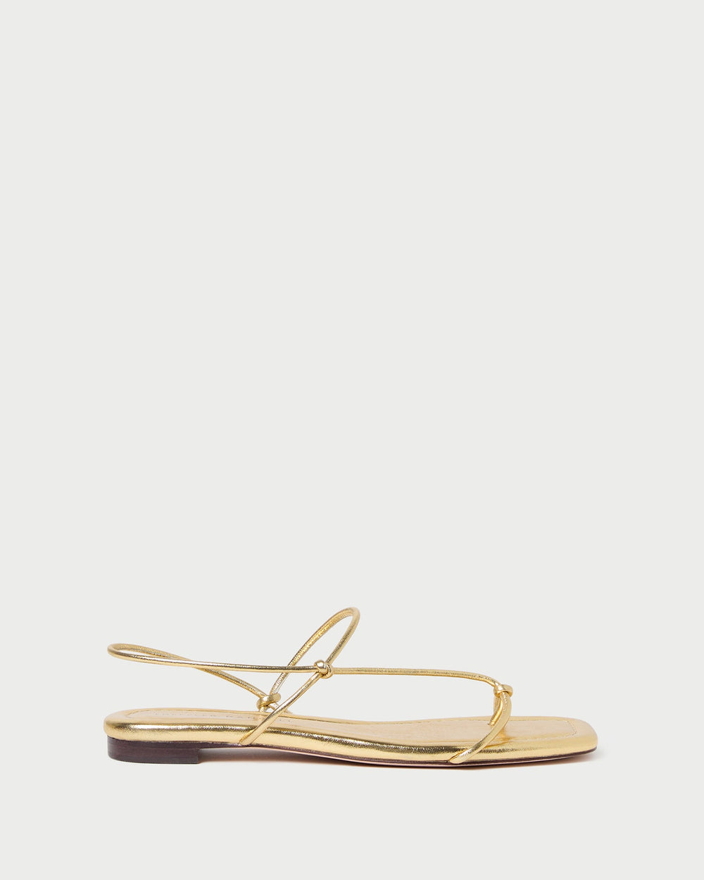 Loeffler Randall Women / Eleanor Gold Strappy Sandal