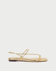 Loeffler Randall Women / Eleanor Gold Strappy Sandal