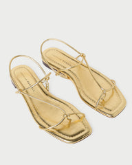 Loeffler Randall Women / Eleanor Gold Strappy Sandal