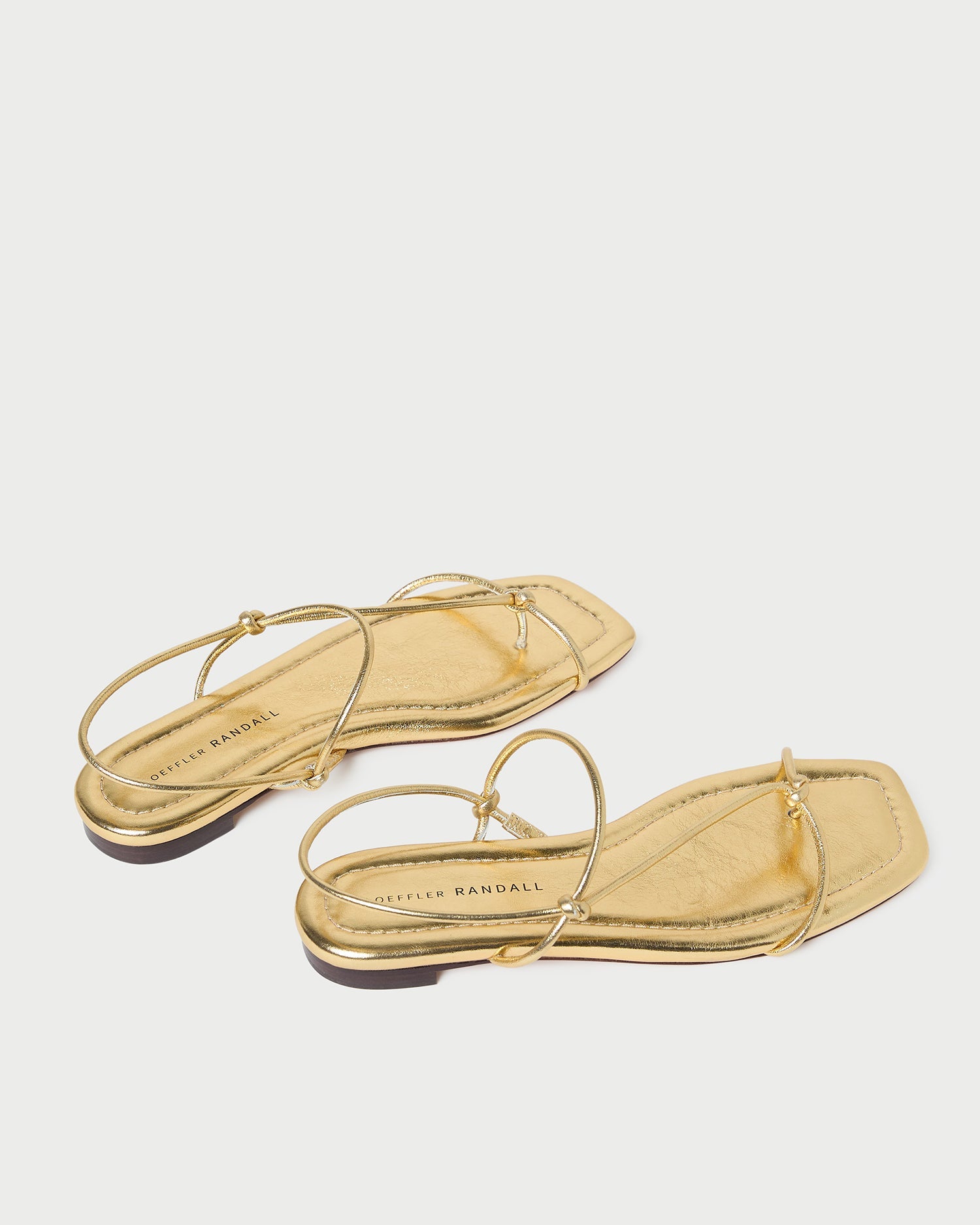 Loeffler Randall Women / Eleanor Gold Strappy Sandal
