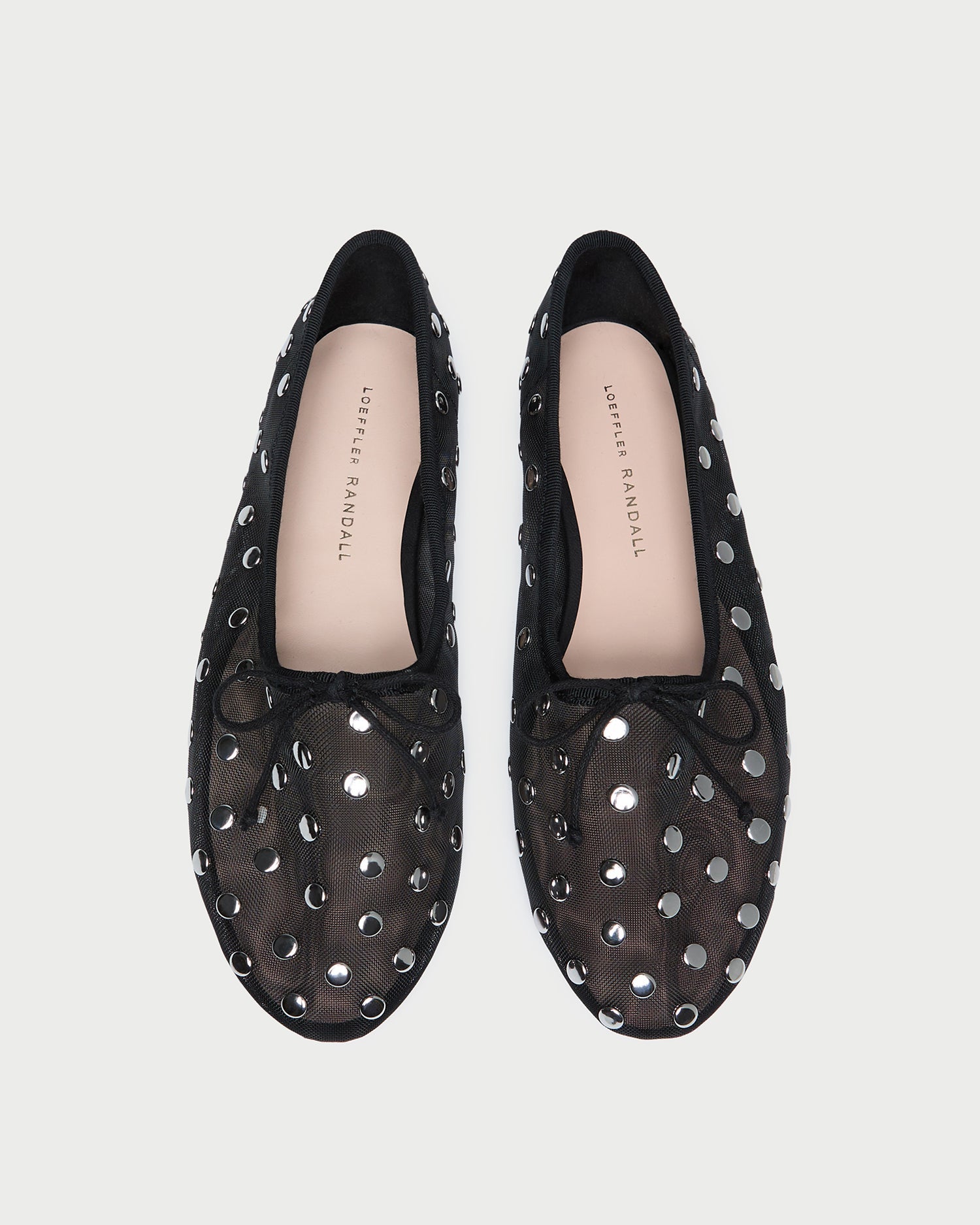 Loeffler Randall Women / Landon Black/Silver Mesh Ballet Flat