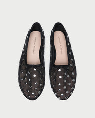 Loeffler Randall Women / Landon Black/Silver Mesh Ballet Flat