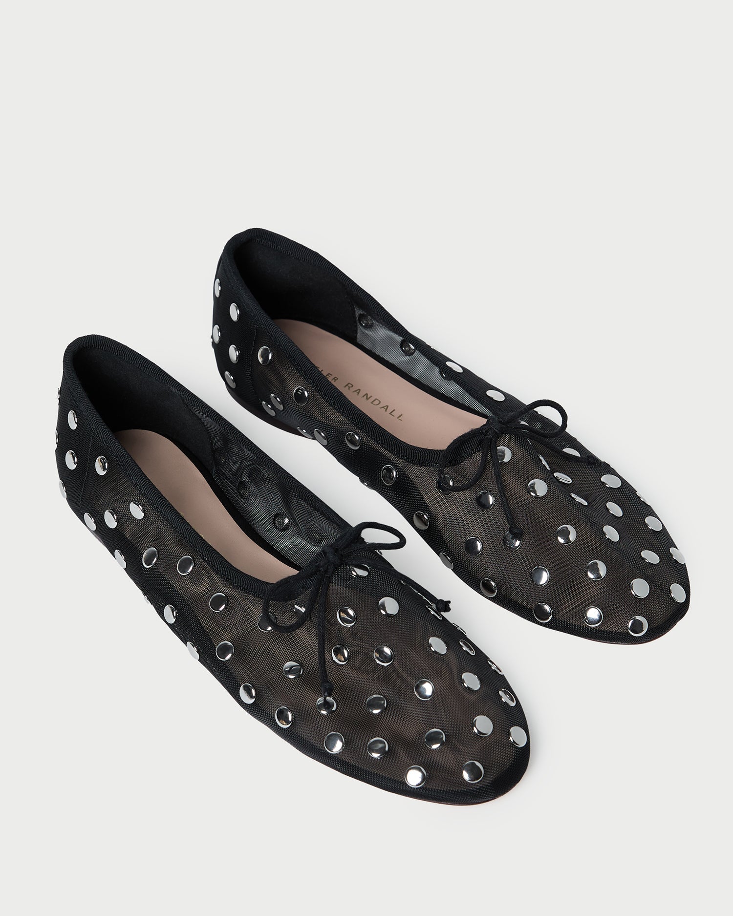 Loeffler Randall Women / Landon Black/Silver Mesh Ballet Flat