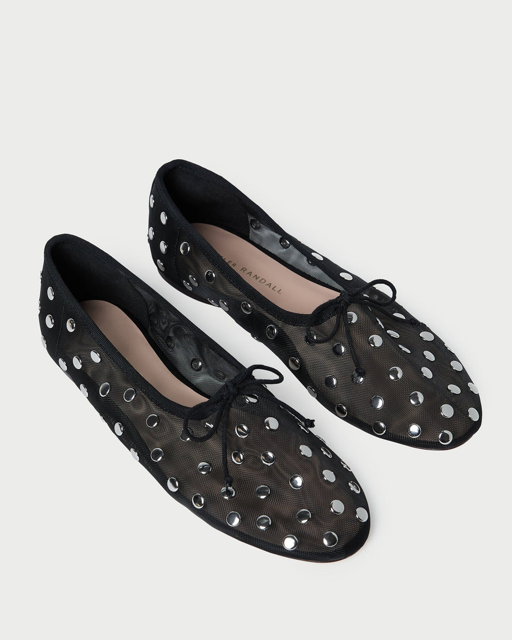 Loeffler Randall Women / Landon Black/Silver Mesh Ballet Flat