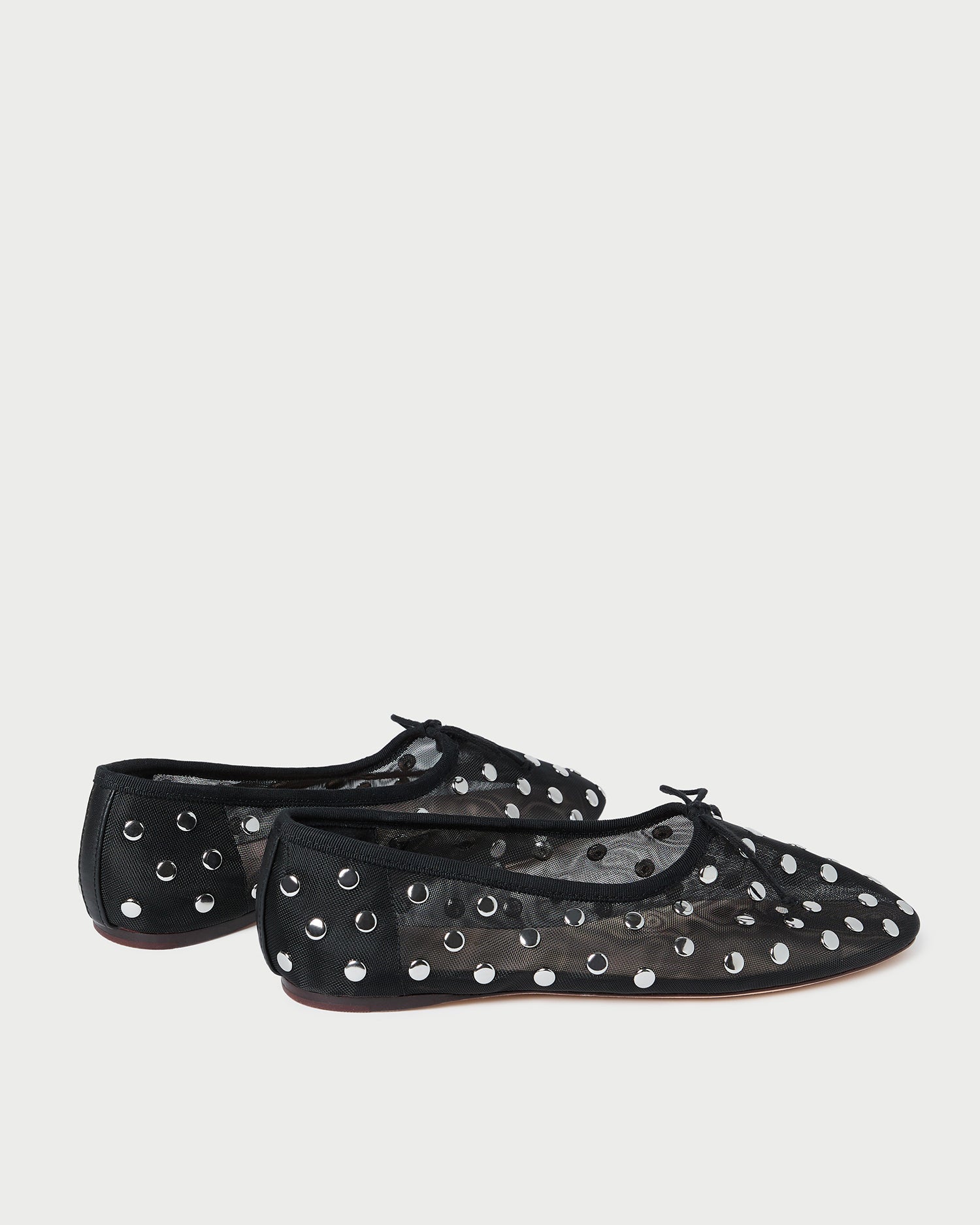 Loeffler Randall Women / Landon Black/Silver Mesh Ballet Flat