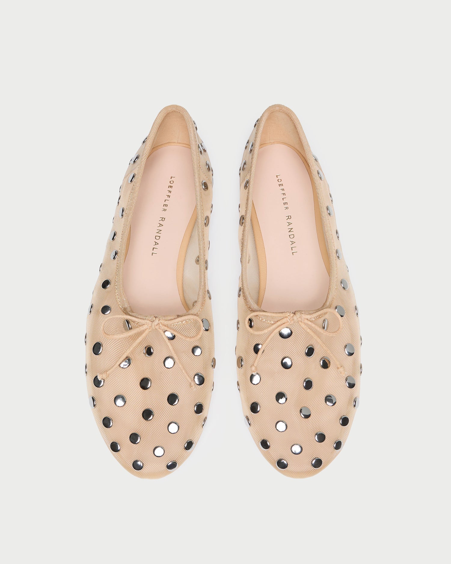 Loeffler Randall Women / Landon Caramel/Silver Mesh Ballet Flat